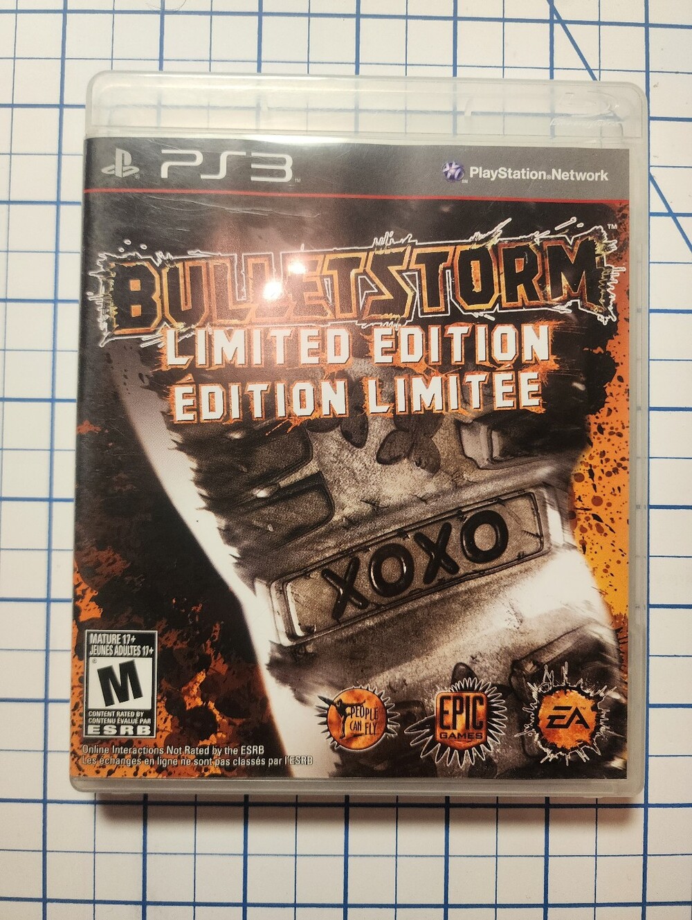 2/25$ Sony PS3 Bulletstorm Limited Edition